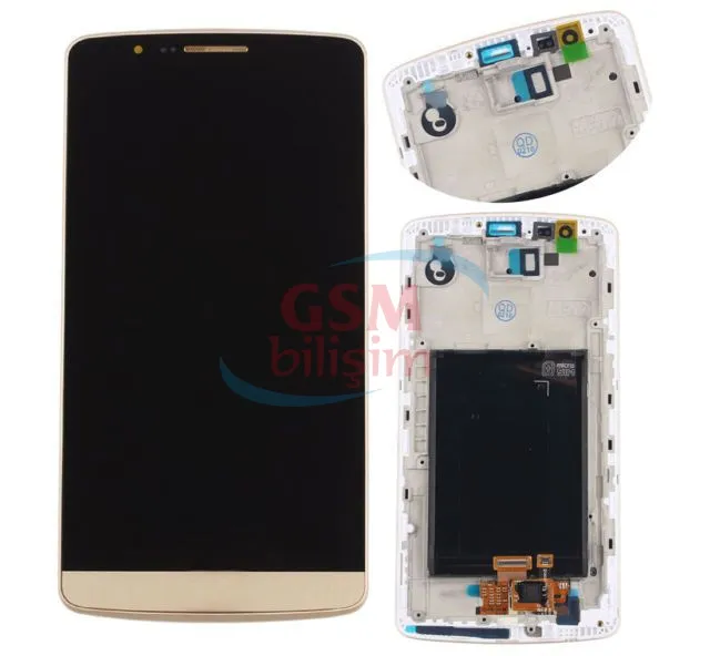 Lg G3 Lcd Ekran Gold (Çıtalı)(Revize)