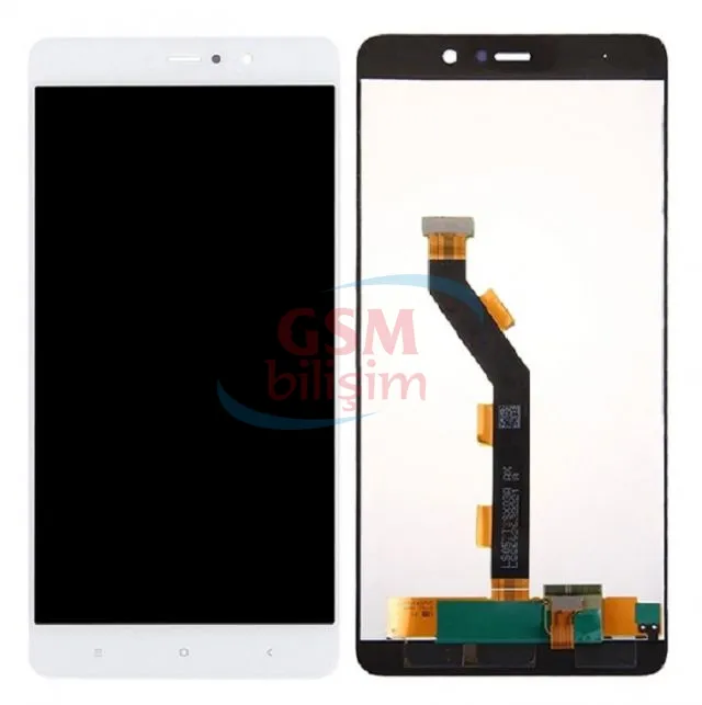 Xiaomi Mi 5S Plus Lcd Ekran Beyaz (Çıtalı)(Orijinal)