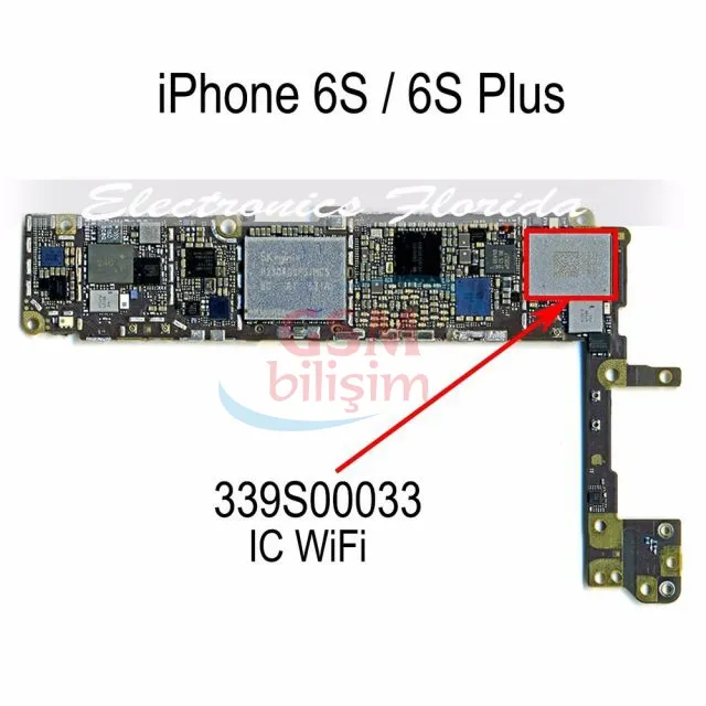 iPhone 6S / 6S Plus Wifi Modülü 339S00033
