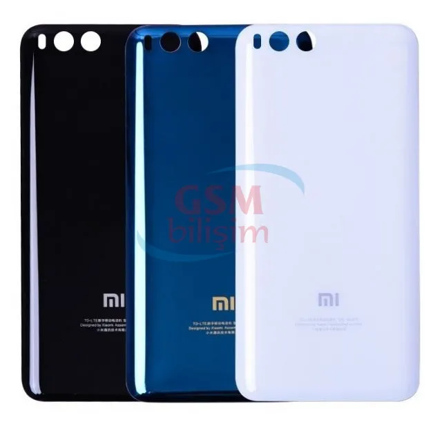 Xiaomi Mi 6 Arka Kapak Batarya Kapağı Siyah