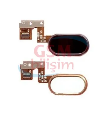Meizu M3 Note Orta Tuş Parmakizi Okuyucu Beyaz (14 pin)