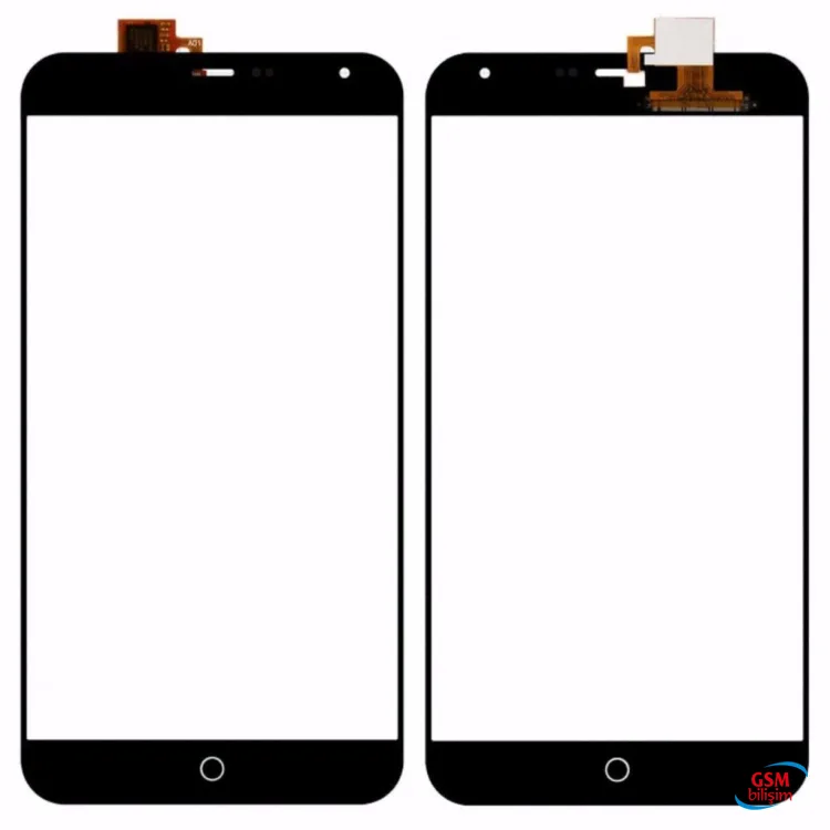 Meizu MX4 Dokunmatikli Cam Siyah