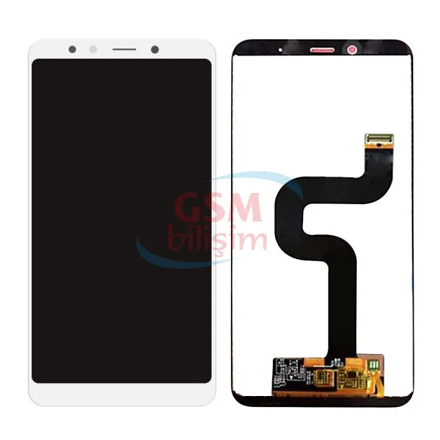 Xiaomi Mi A2 Lcd Ekran Beyaz (Çıtalı)(Orijinal)