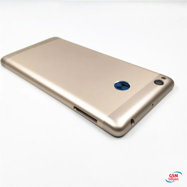 Xiaomi Redmi 3S Arka Kapak Batarya Kapağı Metal Gold