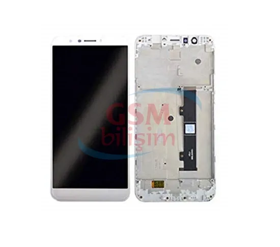 General Mobile GM8 Lcd Ekran Beyaz (Çıtalı)(Orijinal)