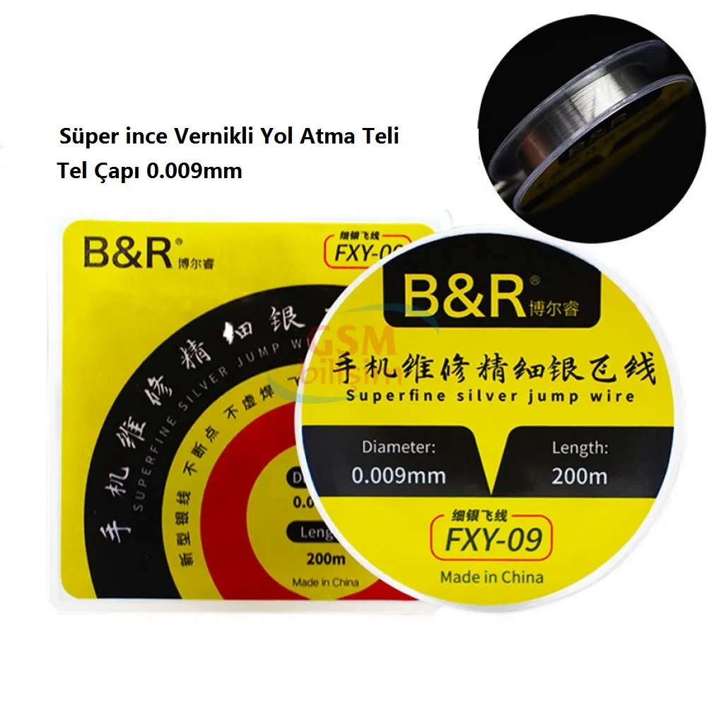 Yol AtmaTeli 0.009mm Vernikli Tel 200M