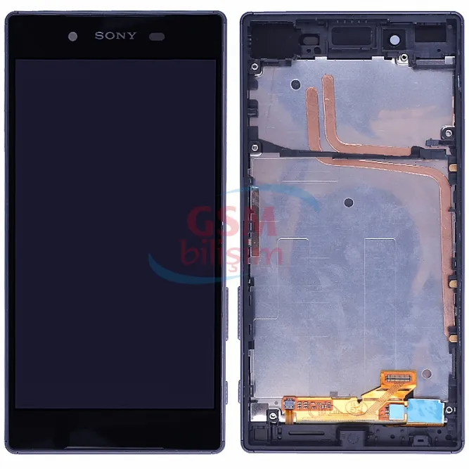Sony Xperia Z5 Lcd Ekran Siyah (E6603)(Çıtalı)