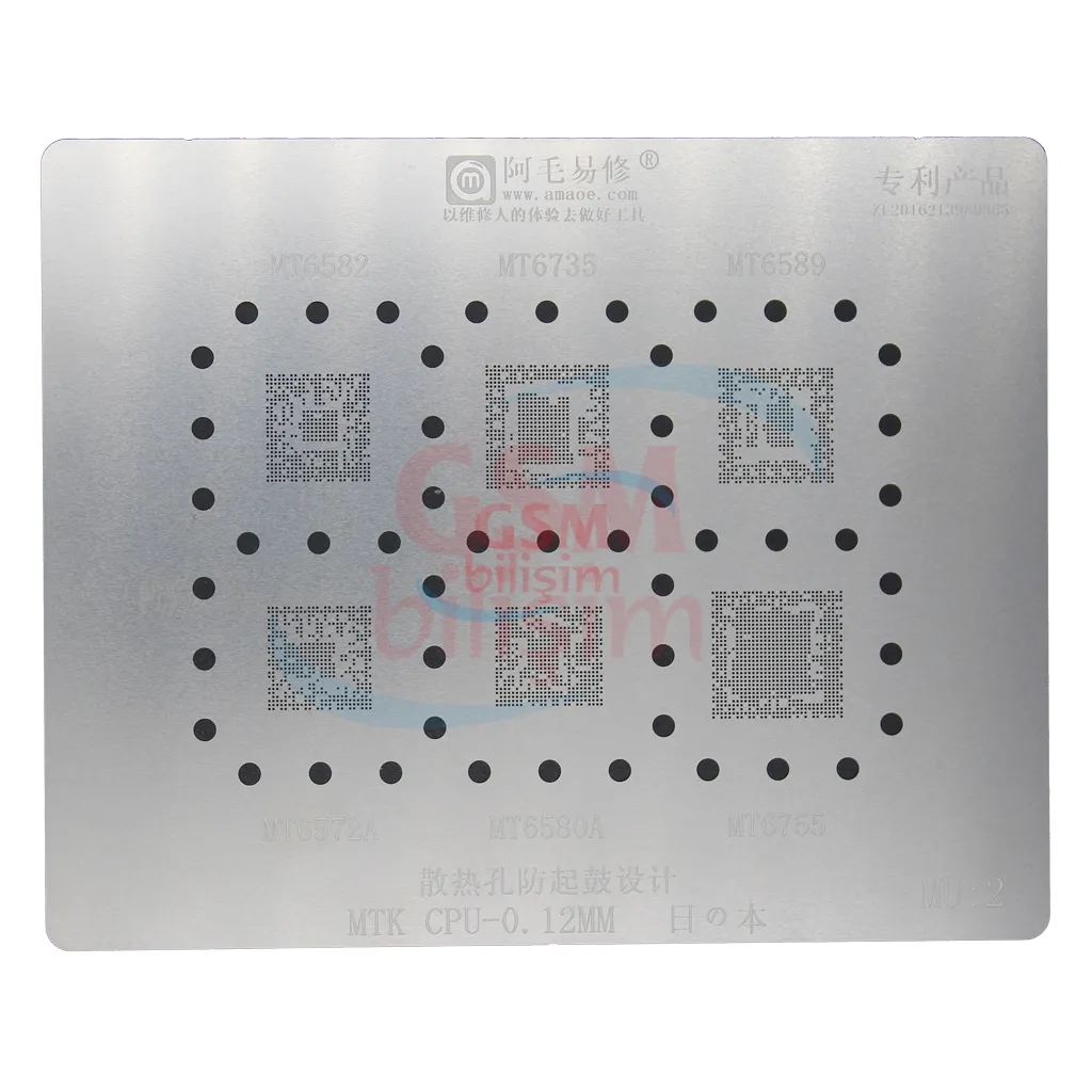 Amaoe Mt6582 / Mt6735 / Mt6589 / Mt6572A / MT6580A / Mt6755 Entegre Kalıbı