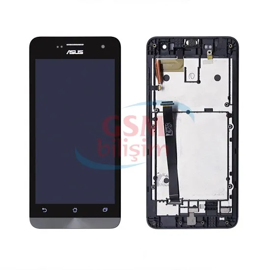 Asus Zenfone 5 Lcd Ekran Siyah (A500-A501)(Çıtalı)(Orijinal)