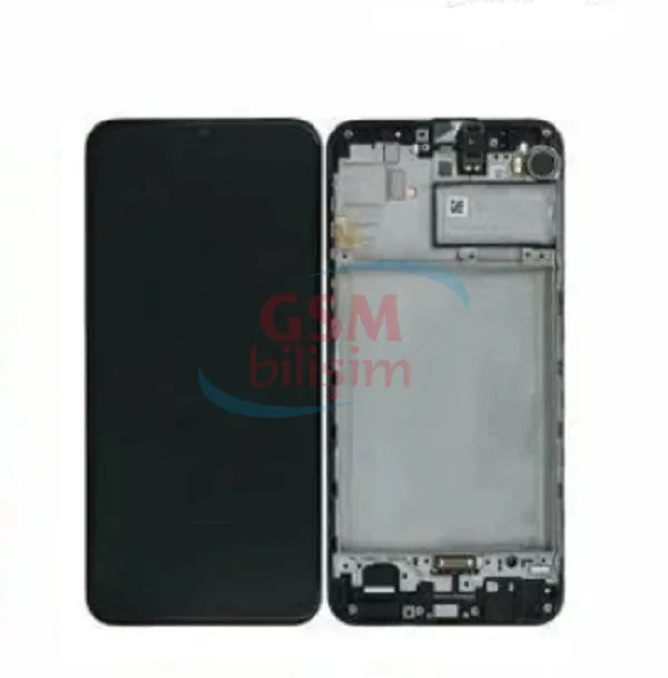 Samsung M31 Lcd Ekran Siyah (Orijinal)(Çıtalı)(Servis)