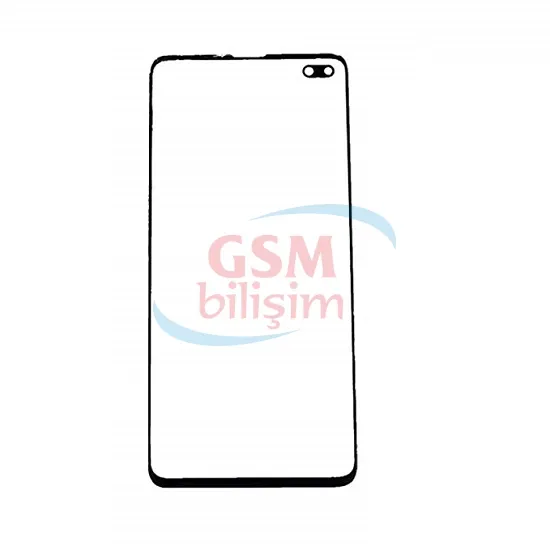 Samsung S10 Plus Dokunmatik Camı Siyah (Orijinal)