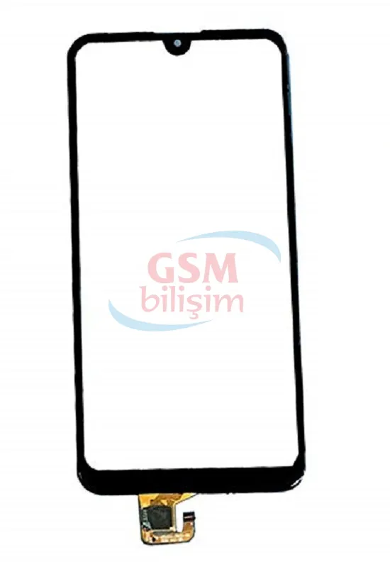Huawei Y7 2019 Dokunmatikli Cam Siyah