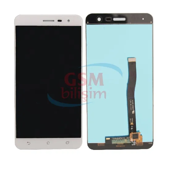 Asus Zenfone 3 5.5 Lcd Ekran Beyaz (Çıtalı)(Orijinal)(ZE552KL)
