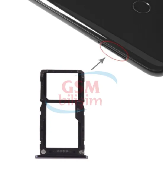 Xiaomi Mi 8 Lite Sim Kızağı Siyah