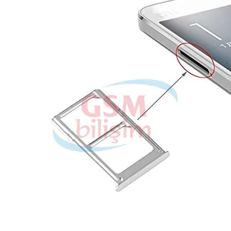 Xiaomi Mi 5 Sim Kızağı Gümüş