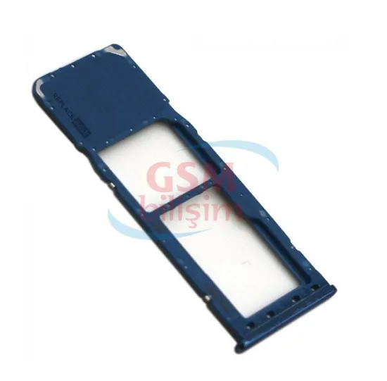 Samsung A10 / A20 / A30 / A50 / A70 / A7 2018 Sim Kızağı Mavi