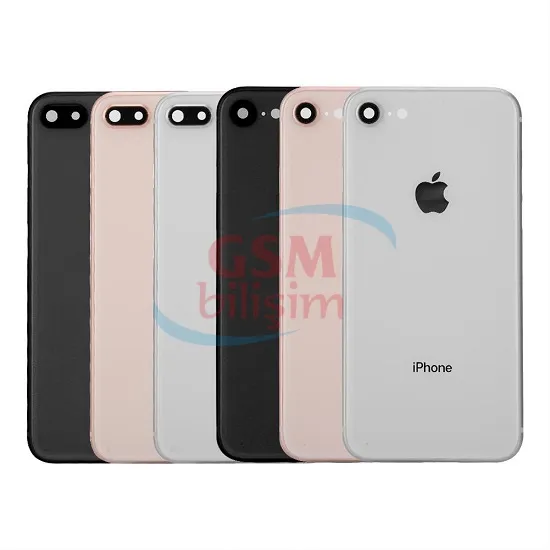 iPhone 8 Arka Kapak Beyaz Kamera (Lensli)