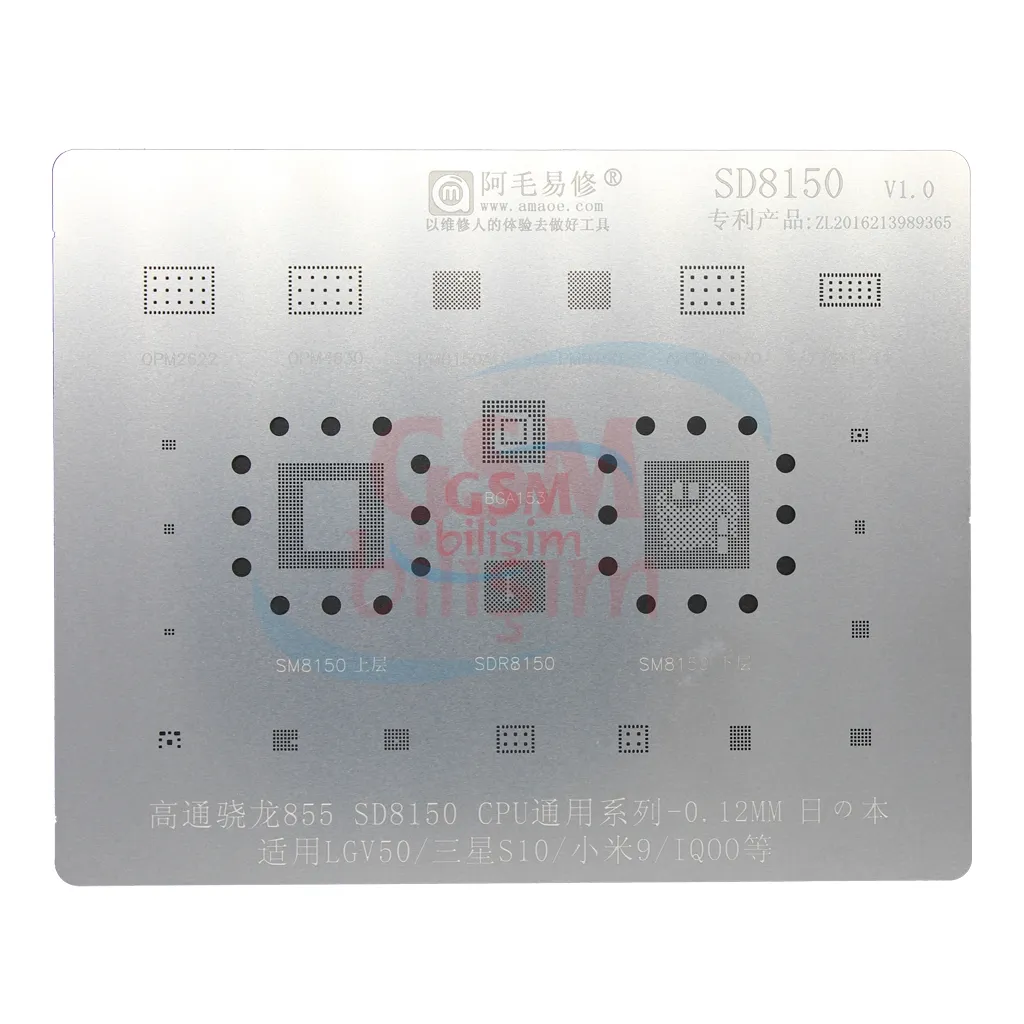 Amaoe Entegre Lehimleme Kalıbı No: IC (SD8150)