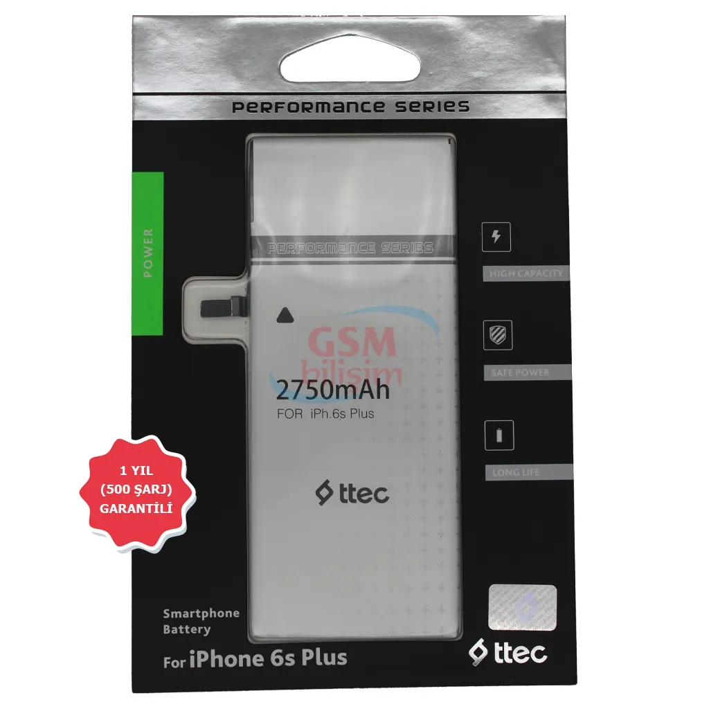 Ttec iPhone 6S Plus Pil Batarya 3500mAh (2BTP136)