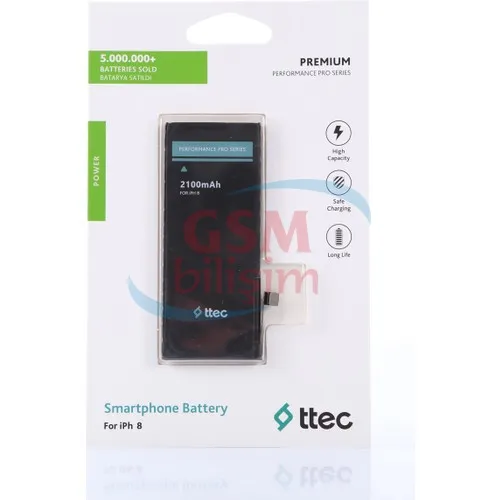 Ttec iPhone 8 Pil Batarya 2040mAh (2BTP138)