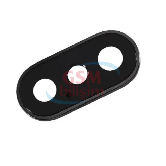 iPhone X Kamera Lensi Siyah (Çerçeveli)