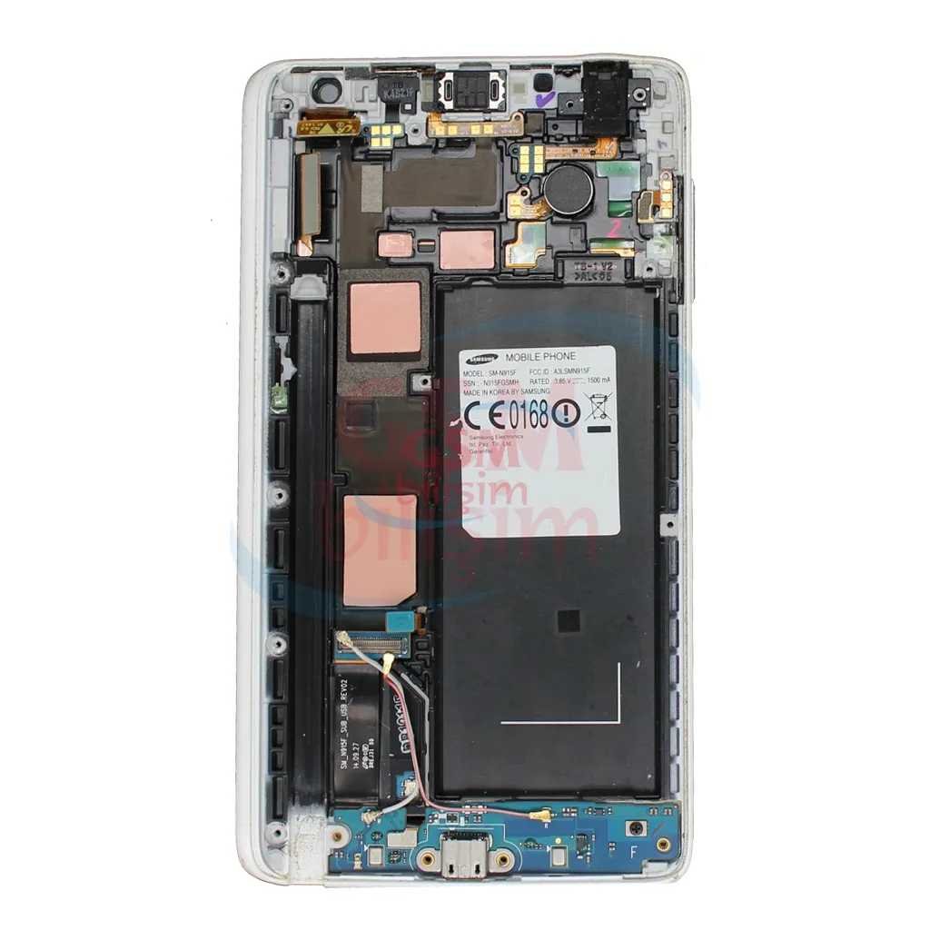 Samsung Note 4 Edge Lcd Ekran Beyaz (Orijinal)(Çıkma-Full)