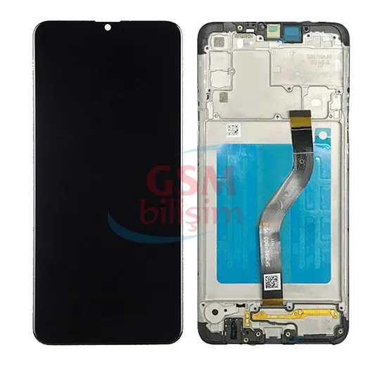 Samsung A20s Lcd Ekran Siyah (Çıtalı)(Orijinal)(Servis)