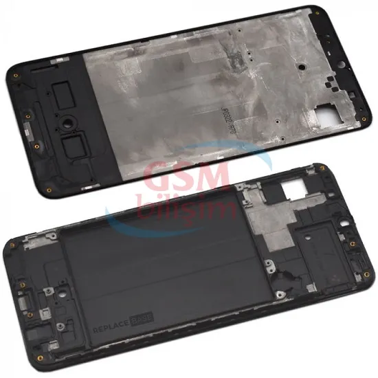 Samsung A70 Ekran Çıtası Siyah (Orta Kasa)