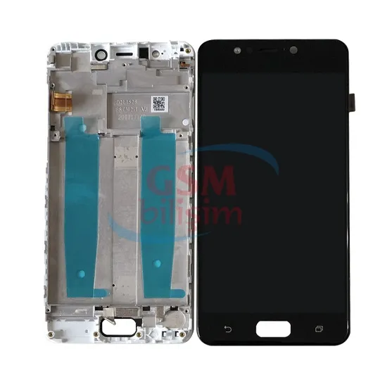 Asus Zenfone 4 Max 5.2 Lcd Ekran Siyah (ZC520KL)(Çıtalı)(Orijinal)