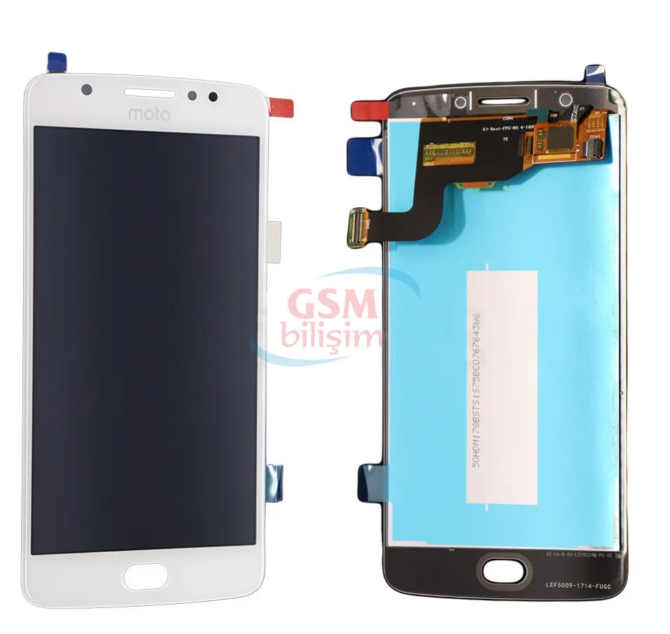 Motorola E4 Lcd Ekran Beyaz (XT1762)(Orijinal)