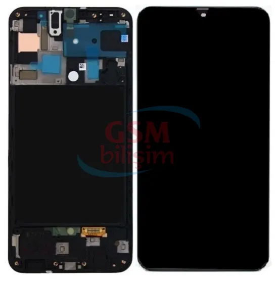Samsung A71 Lcd Ekran Siyah (Çıtalı)(Orijinal)(Servis)