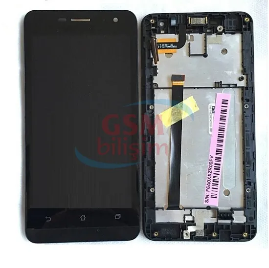 Asus Zenfone 5 Lite Lcd Ekran Siyah (A502CG)(T00K)(Çıtalı)