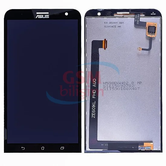 Asus Zenfone 2 Laser 6.0 Lcd Ekran Siyah (ZE600KL)