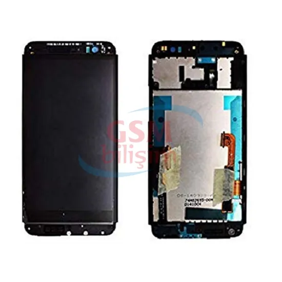 HTC E8 Lcd Ekran Siyah (Çıtalı)