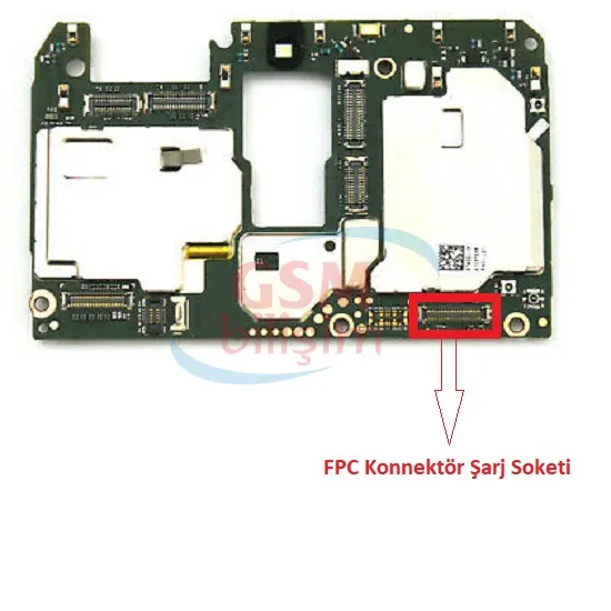 Huawei Mate 10 Lite FPC Konnektör Şarj Soketi (Anakart Üstündeki Soket)