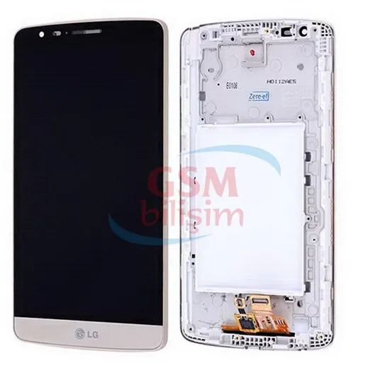 Lg G3 Stylus Lcd Ekran Beyaz (Çıtalı)
