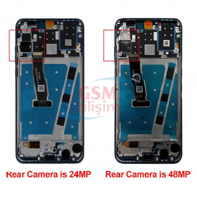 Huawei P30 Lite Lcd Ekran Siyah (24Mp)(Çıtalı)(Orijinal)