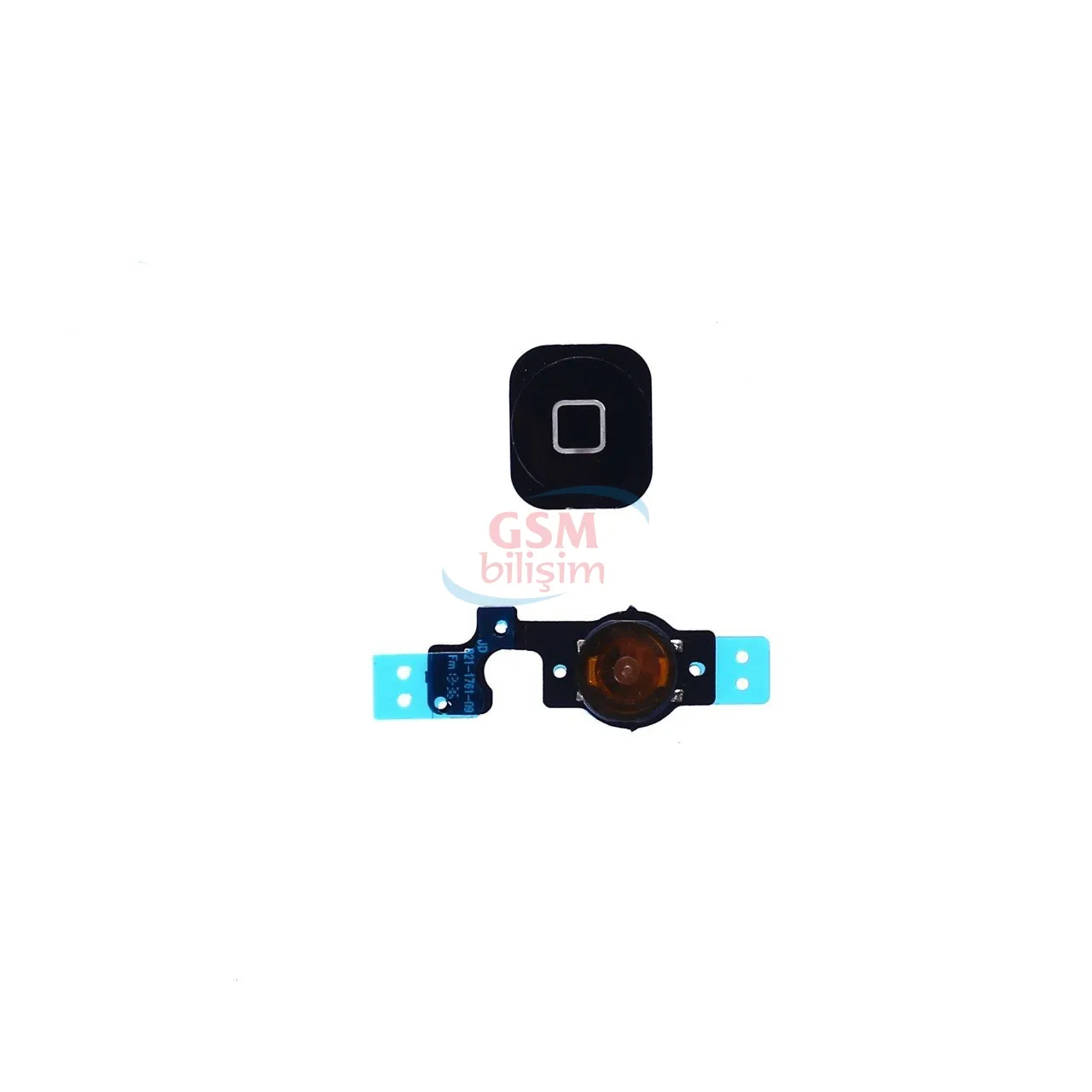 iPhone 5 Orta Tuş Siyah Filimli
