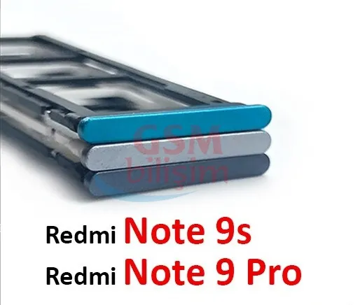 Xiaomi Redmi Note 9s / 9 Pro Sim Kızağı Beyaz
