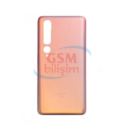 Xiaomi Mi 10 Arka Kapak Batarya Kapağı Turuncu