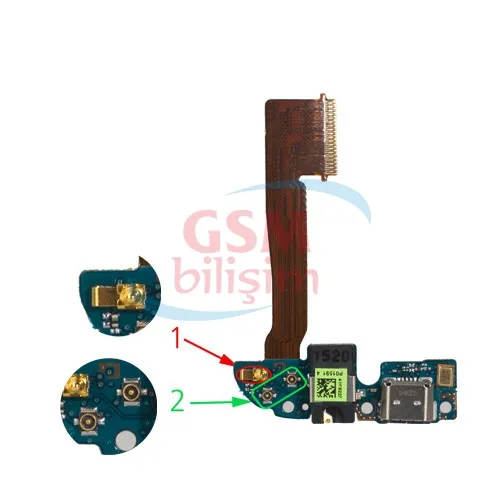Htc One M8 Şarj Bordu (Orijinal)(ÇiftAnten)