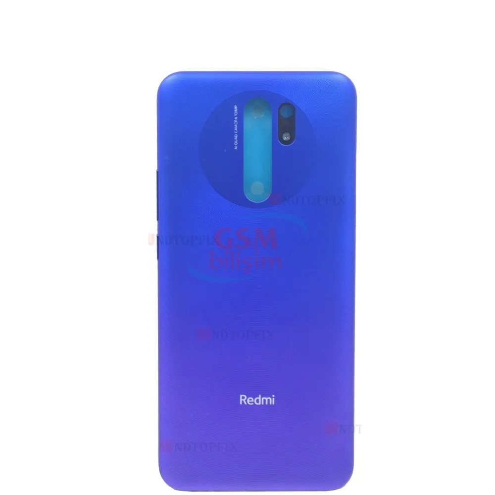 Xiaomi Redmi 9 Arka Kapak Batarya Kapağı Mavi
