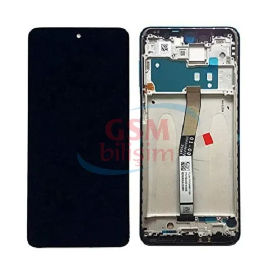 Xiaomi Redmi Note 9 Pro Lcd Ekran Beyaz (Çıtalı)