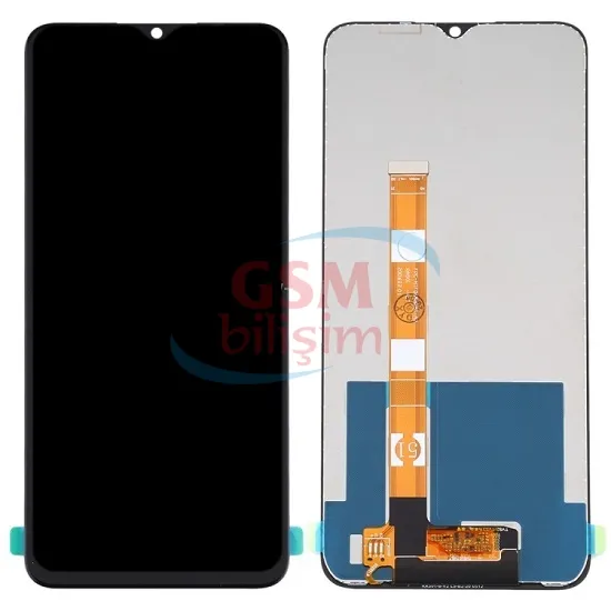 Realme C11 / C15 / Oppo A15 / A15s Lcd Ekran Siyah (Orijinal)