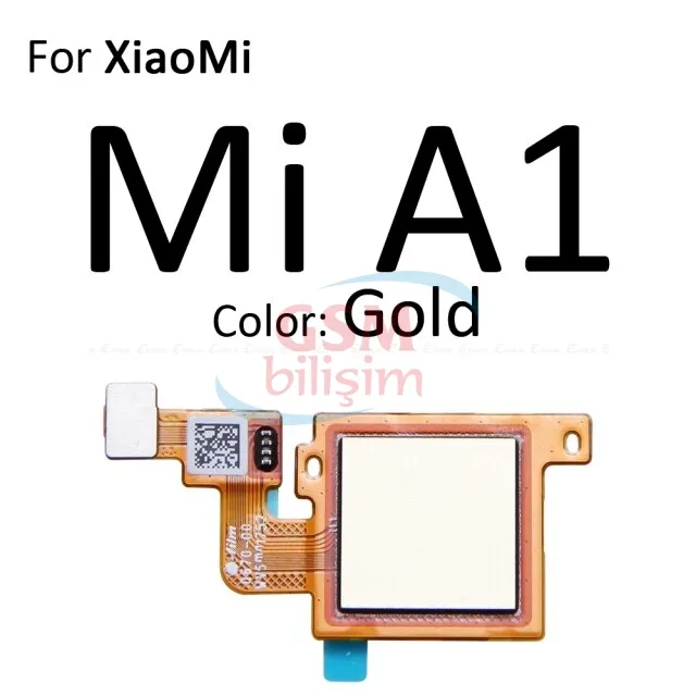 Xiaomi Mi A1 Parmakizi Okuyucu Gold