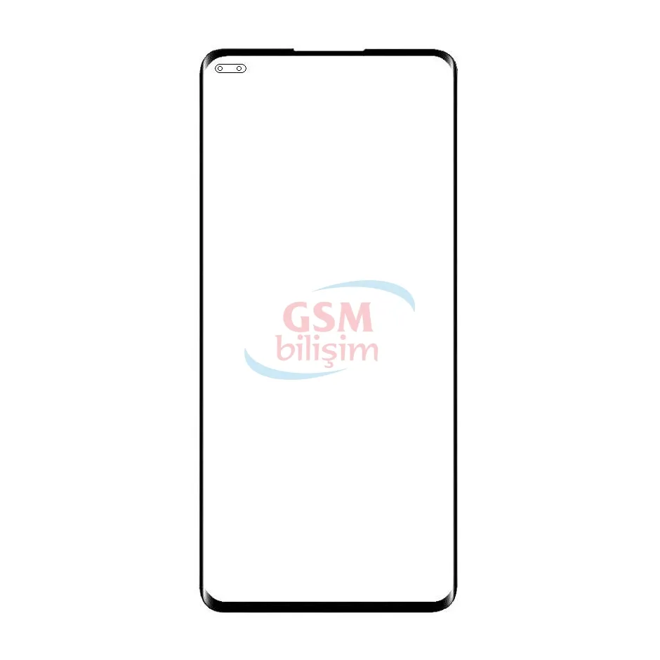 Oppo Reno 4 / Reno 4 Lite Dokunmatik Camı Siyah