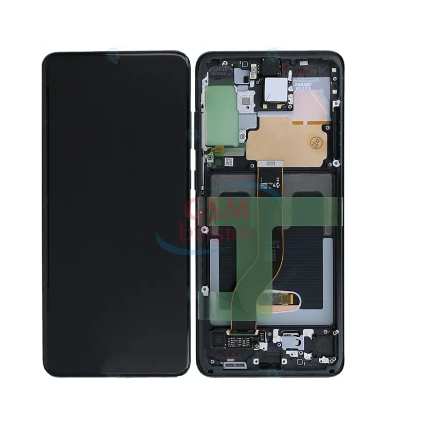 Samsung S20 Lcd Ekran Siyah(Çıtasız)(Orijinal)(Servis)