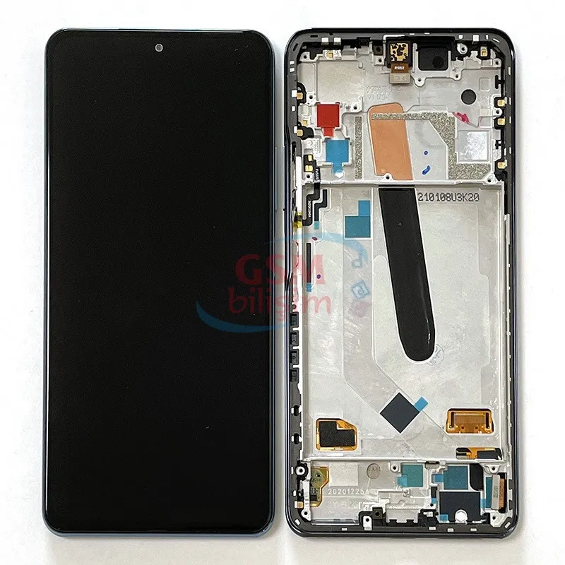 Xiaomi Poco F3 Lcd Ekran Siyah (Çıtalı)(Oled)