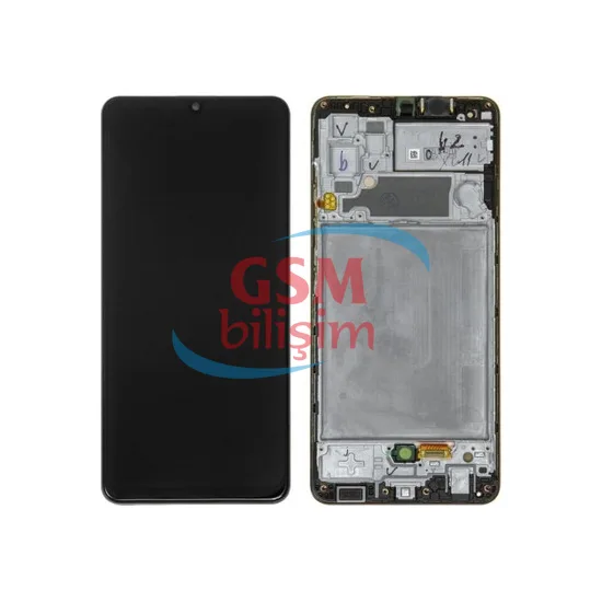 Samsung A32 / A32s Lcd Ekran Siyah (Çıtalı)(Orijinal)(Servis)(4G)