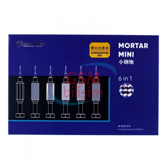 Mechanic Mortar Mini 6 parça Tornavida Takımı